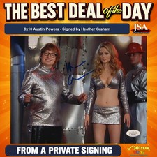 Heather Graham Signed 8x10 Photo Austin Powers JSA COA from Private Signing
