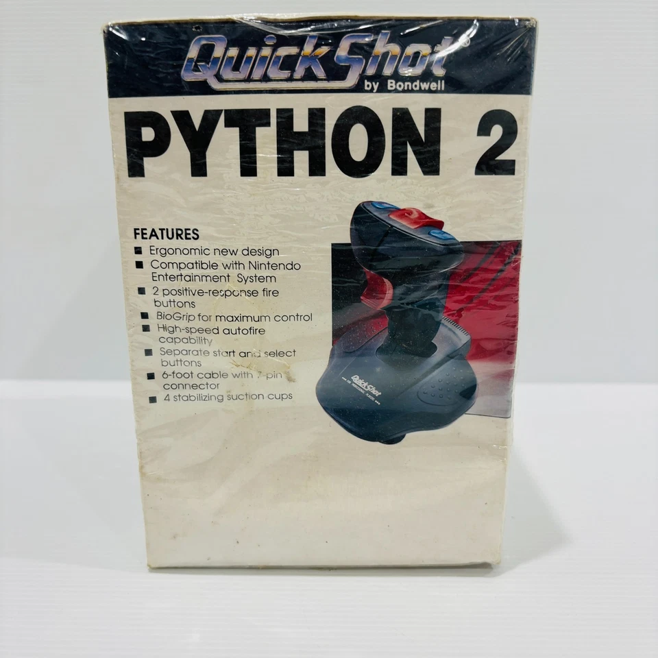 QuickShot Python 2 QS-130 Joystick For NES System - BRAND NEW & SEALED - Image 4 of 4