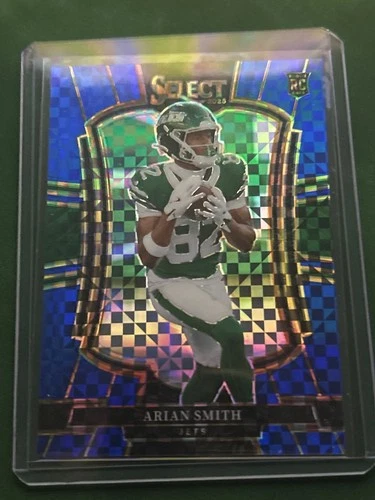 2025 Panini Select - Premier Level Arian Smith #177 Blue Prizm /175 (RC)