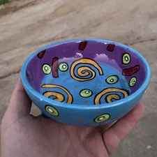 Bella Casa By Ganz Blue Serving Bowl