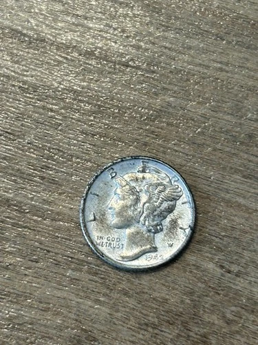 1942 Mercury Dime AU