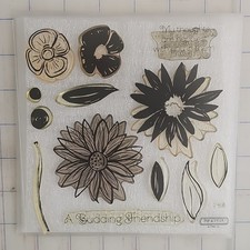 Close To My Heart Acrylic Unmounted Stamp A Budding Friendship D1602