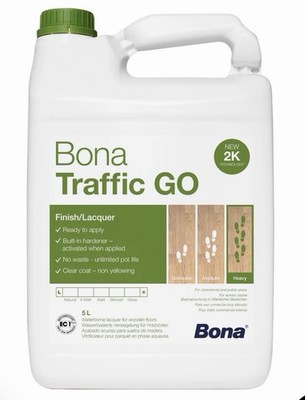 Bona Traffic Go 2K Professional Parkettlack Versiegelung Matt 5L Neu OVP