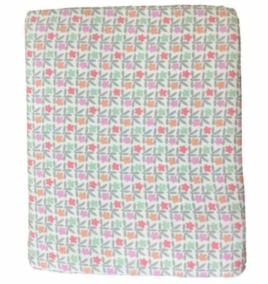 Cuddle Duds Flannel Sheet Set Colorful Delicate Floral Twin Bed Sheets Bedding