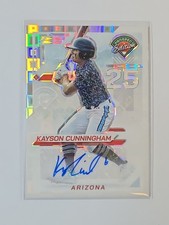 Kayson Cunningham 2025 Prospect Edition FOTL #45 Pandora Prizm Prospect Auto 2/7