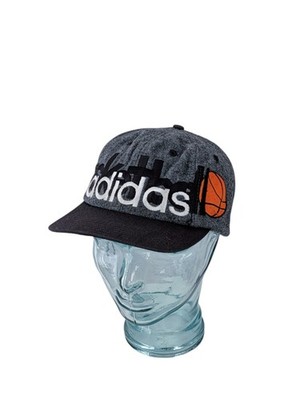 Vintage Adidas Basketball Snapback Cap One Size Embroided 90s Rare Wool Blend 