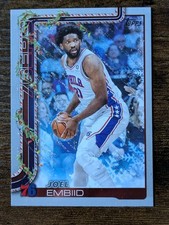 2025-26 Topps Holiday - Joel Embiid #H18 Holiday Silver Glitter