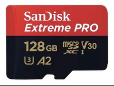 Image of SanDisk 128GB Extreme PRO microSDXC card + SD adapter