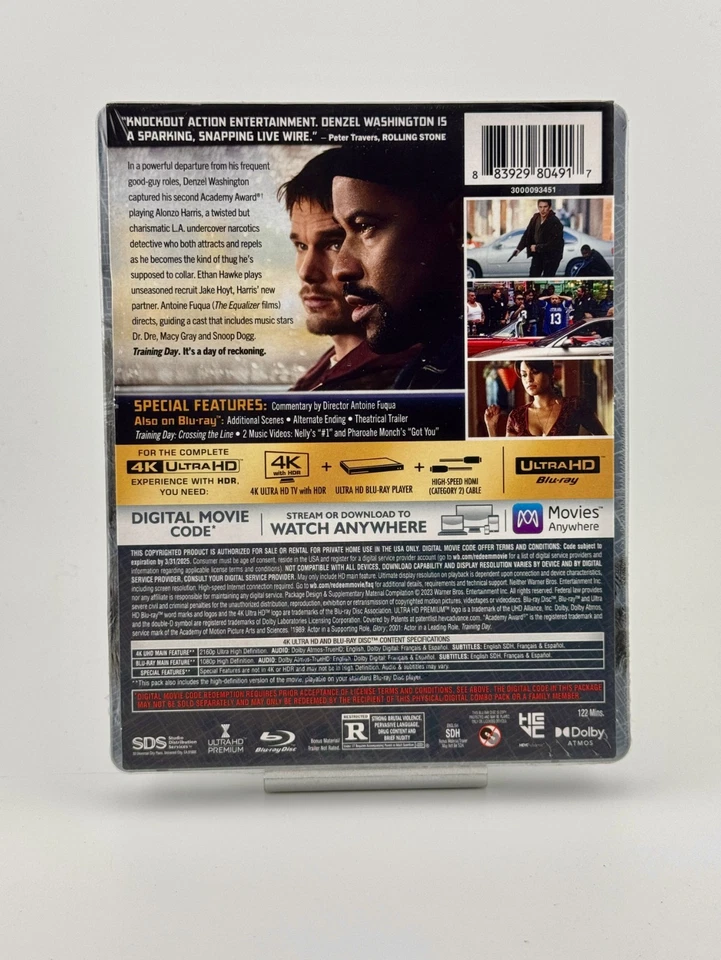 TRAINING DAY 4k Blu-Ray Steelbook Collection Blu-ray Best Buy Exclusive - Image 2 of 4