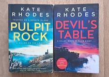 Kate Rhodes 2 x Books Bundle -  Pulpit Rock -  Devil's Table - PB