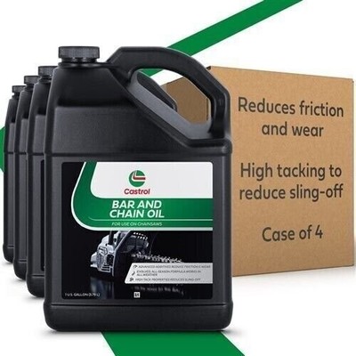 Castrol 215310 Bar and Chain Oil For Chainsaws   All Season Formula   Case of 4