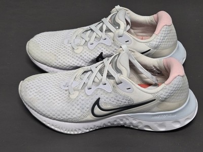 Nike Renew Run 2 Shoes Womens Sz 7.5 White Pink Blue Running Sneakers CU3505-101