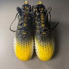 Under Armour Spotlight Clone 3.0 MC Football Cleats Size 10 Black Gold NWOB New