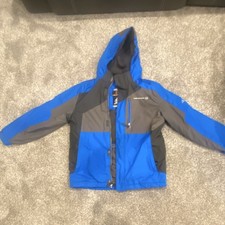 Free Country Boys Ski Jacket Blue Gray L 14/16 Extreme Performance Series