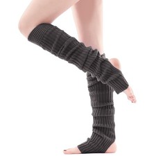 31.5 Inch Leg Warmers Thigh High Non-Slip Over Knee Footless Warm Winter