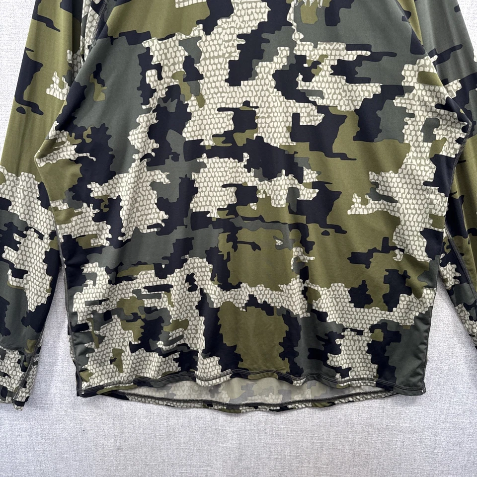 KUIU Sonoran Coolmax Shirt Mens 2XL Green Camo UPF 50+ Long Sleeve Base Layer - Image 4 of 4