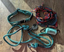 WILDERDOG LOT Collar Bandana Leash Poop Bag Holder ($93 Value!!)