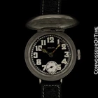 1910's ROLEX Rare Vintage Mens World War I Era Military Trench Watch - Warranty