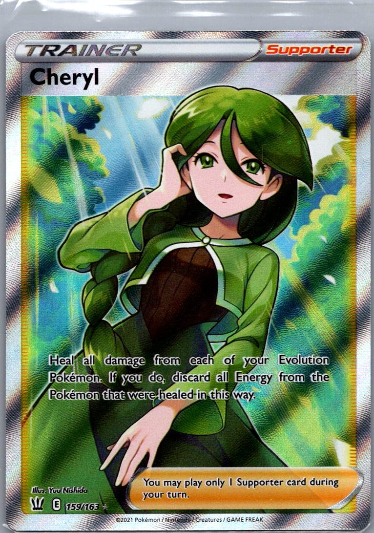 Cheryl 159/163 Ultra Rare Battle Styles Pokemon Holo Near Mint