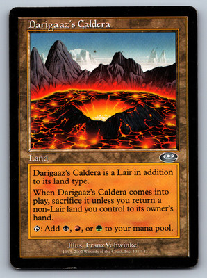 Darigaaz's Caldera - Land - Planeshift 2001 - MTG