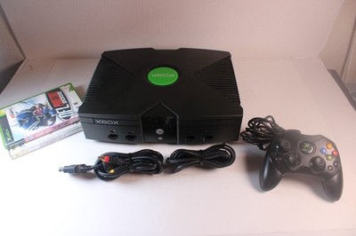 Microsoft Original Xbox Console Bundle w/ 1 Controller, 2 games, cords, tested