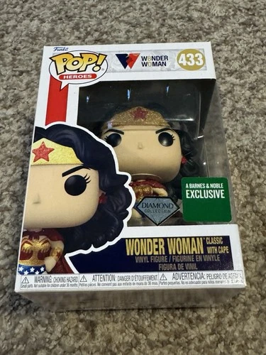 Funko: Wonder Woman: Classic With Cape #433 ~ Diamond ~ Barnes & Noble Exclusive