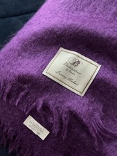 MOHAIR BLANKET THROW DISTINCTION BY BRONTE 140  X 190cm