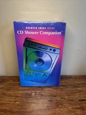 Sharper Image CD Player AM/FM Stereo Shower Companion Water Resistant NIB