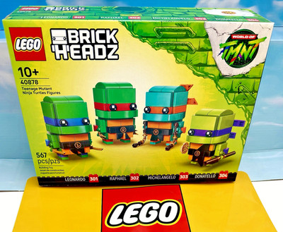 LEGO Brickheadz 40878 Teenage Mutant Ninja Turtles Figures (TMNT)