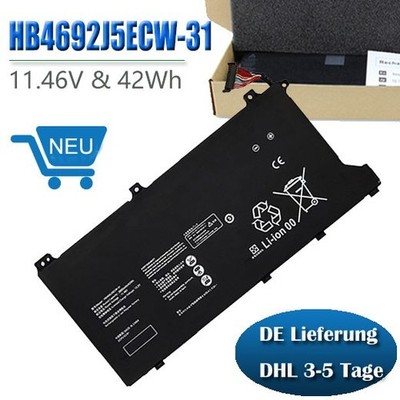 HB4692J5ECW-31 BoB-WAE9P 42Wh Akku Für Huawei MateBook D 15 AMD D 15-53010TUY