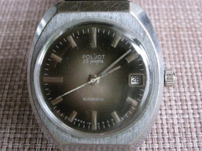 Retro Vintage Soviet POLJOT AUTOMATIC men's watch 2627.H 23 jewels USSR 1970s
