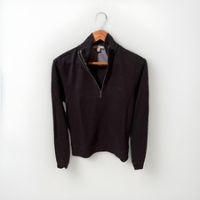 Burberry Brit Men  s S Black Quarterzip Very Good Condition