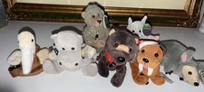 VINTAGE LOT OF COCA-COLA BEAN BAG PLUSH COLLECTION 1998/99 LOT OF 7 W/TAGS