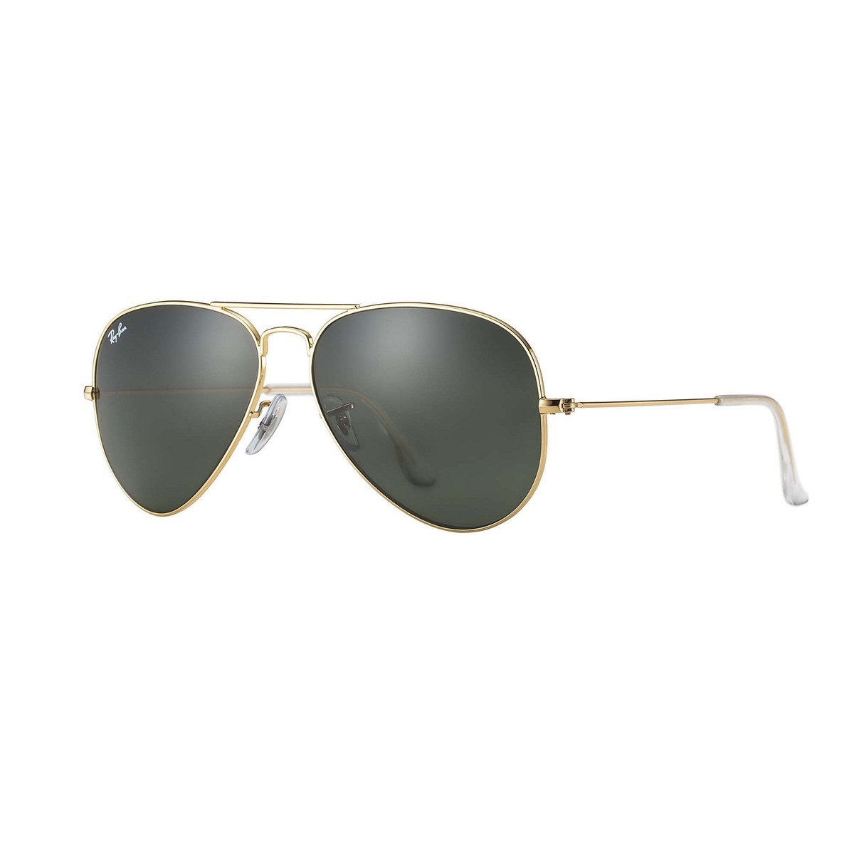 Ray-Ban Men's Non-Polarized RB3025 Aviator Classic Sunglasses Gold/Green  62mm