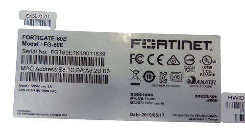 Fortinet FortiGate FG-60E Network Security Firewall - Free Shipping - Picture 5 of 5