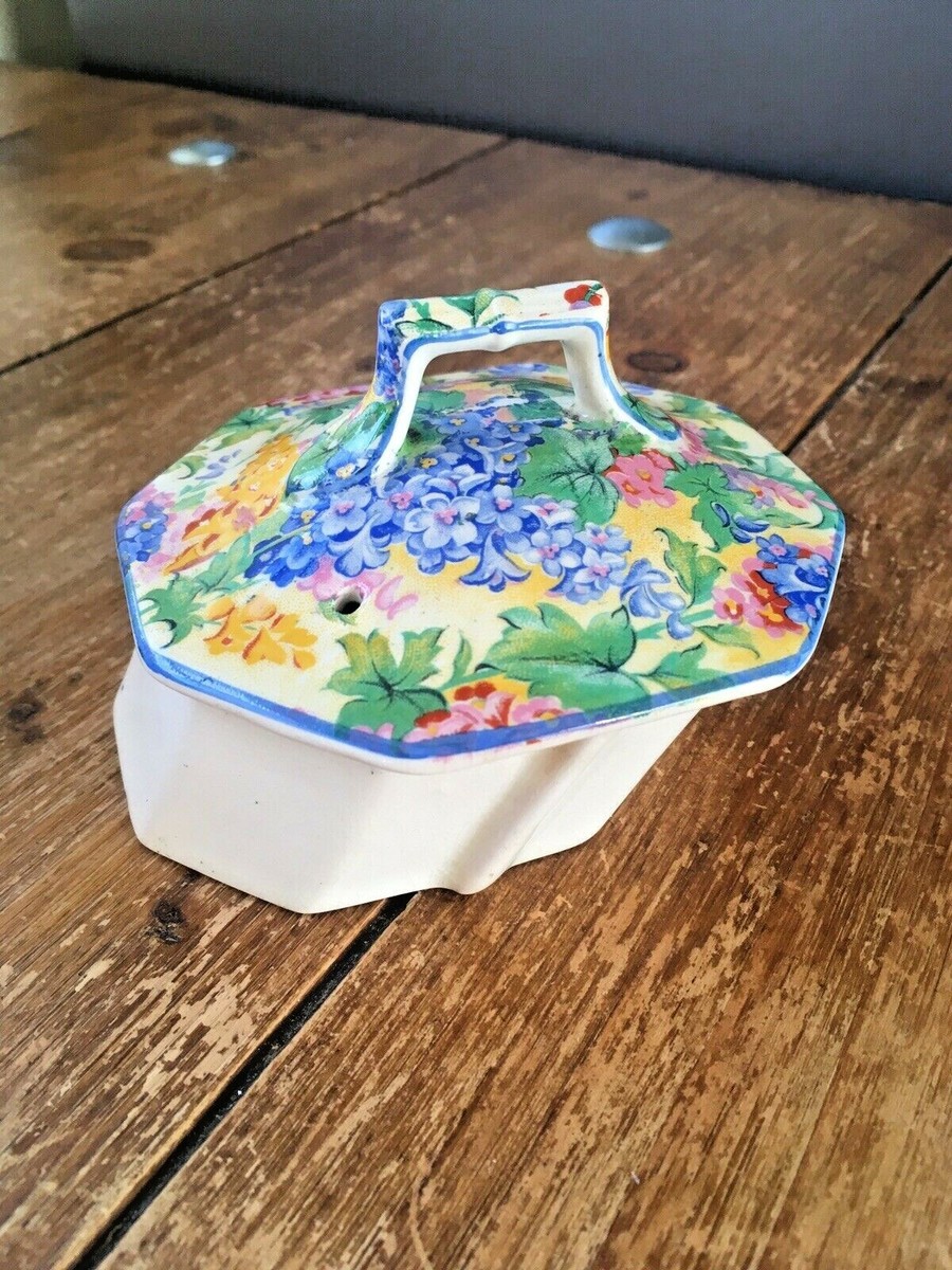 BEAUTIFUL RARE c1938 ART DECO ROYAL WINTON SOMERSET FLORAL