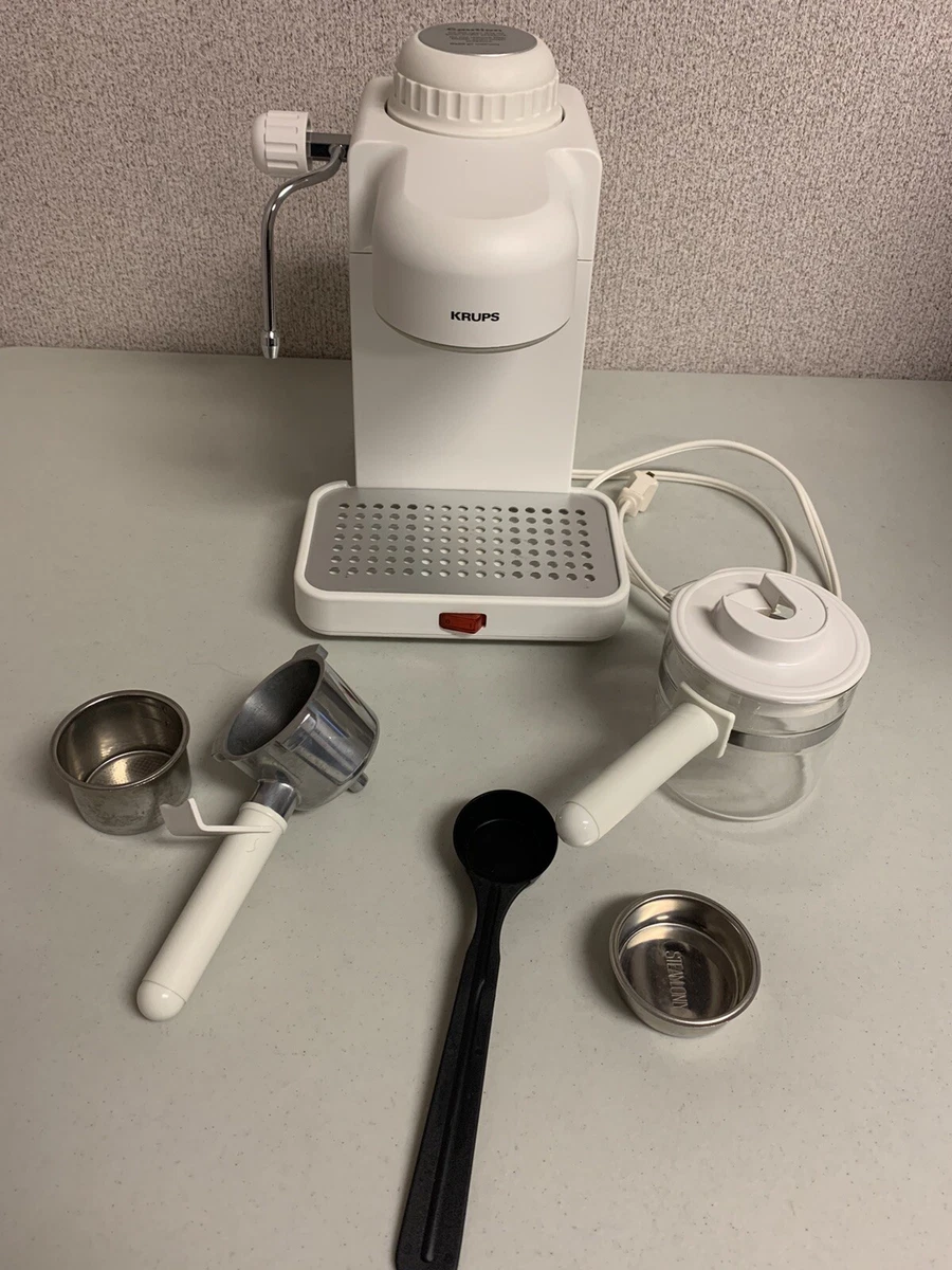 Krups 4 Cup Espresso Mini Cappuccino Coffeemaker Machine 963 Works