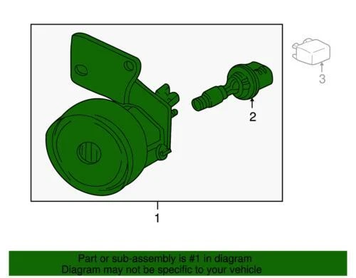 Conjunto de faro antiniebla genuino GM 22613881 Foto 4 de 4