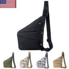 Hombres Bolso Flexible Personal Antirrobo Delgado Bandolera Bandolera Mochila para Viajes Deportes