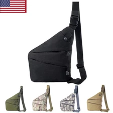 Men Personal Flex Bag Anti Theft Slim Crossbody Sling Backpack for Travel Sports