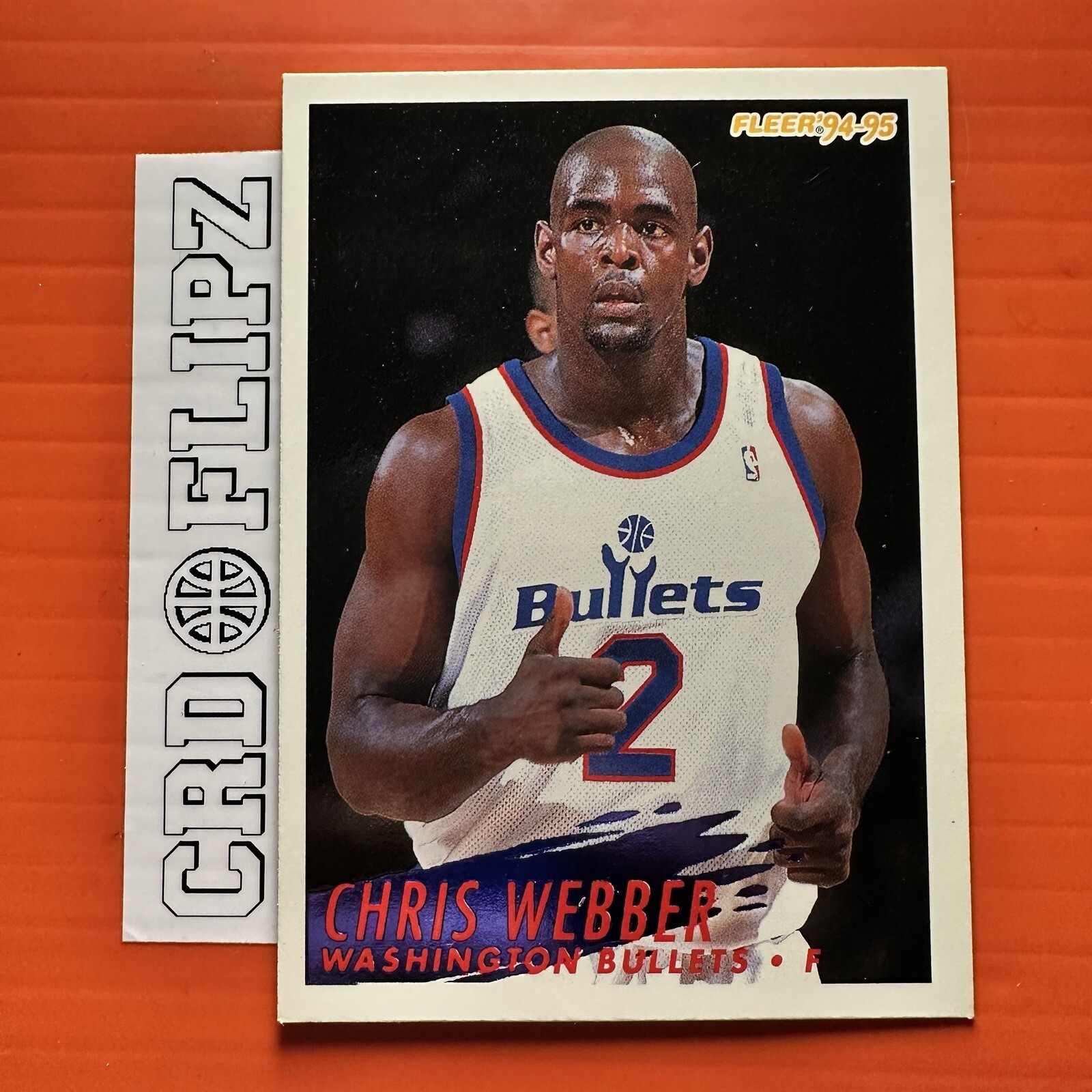 1994 Fleer Chris Webber    #387 Washington Bullets