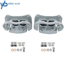 Brake Pair Front Calipers For 2011-2018 Toyota Sienna W/Bracket Driver Passenger