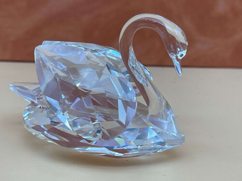 SWAROVSKI フィギュア　スワン Swarovski Figure 010006 Swan 2 3/8in Top | eBay
