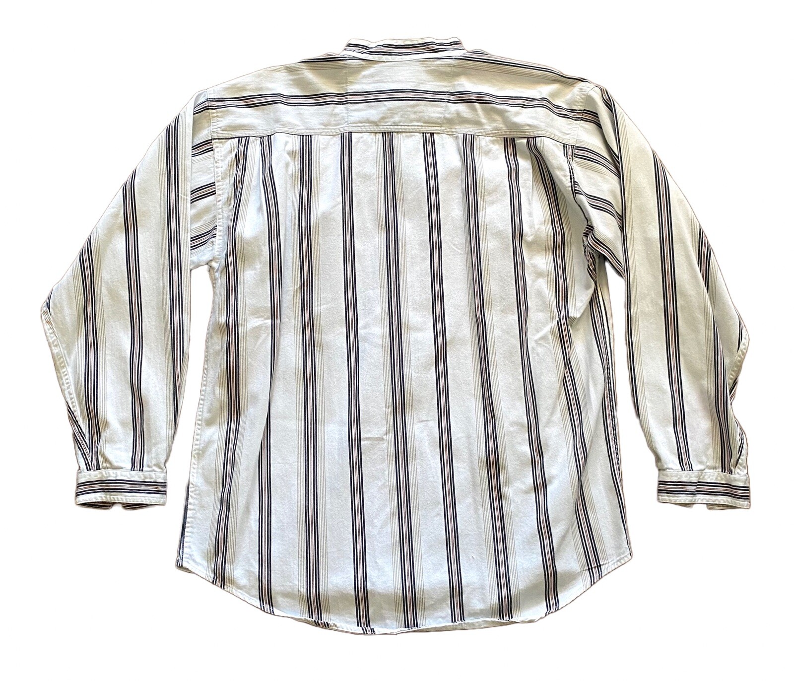 Vintage 90s Basic Equipment Stripe Button Up Shir… - image 4