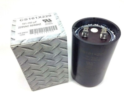 #ad NEW 161 193 Uf HEAVY DUTY Start Capacitor 220 VAC cs161X220 Starting Cap Motors $19.99