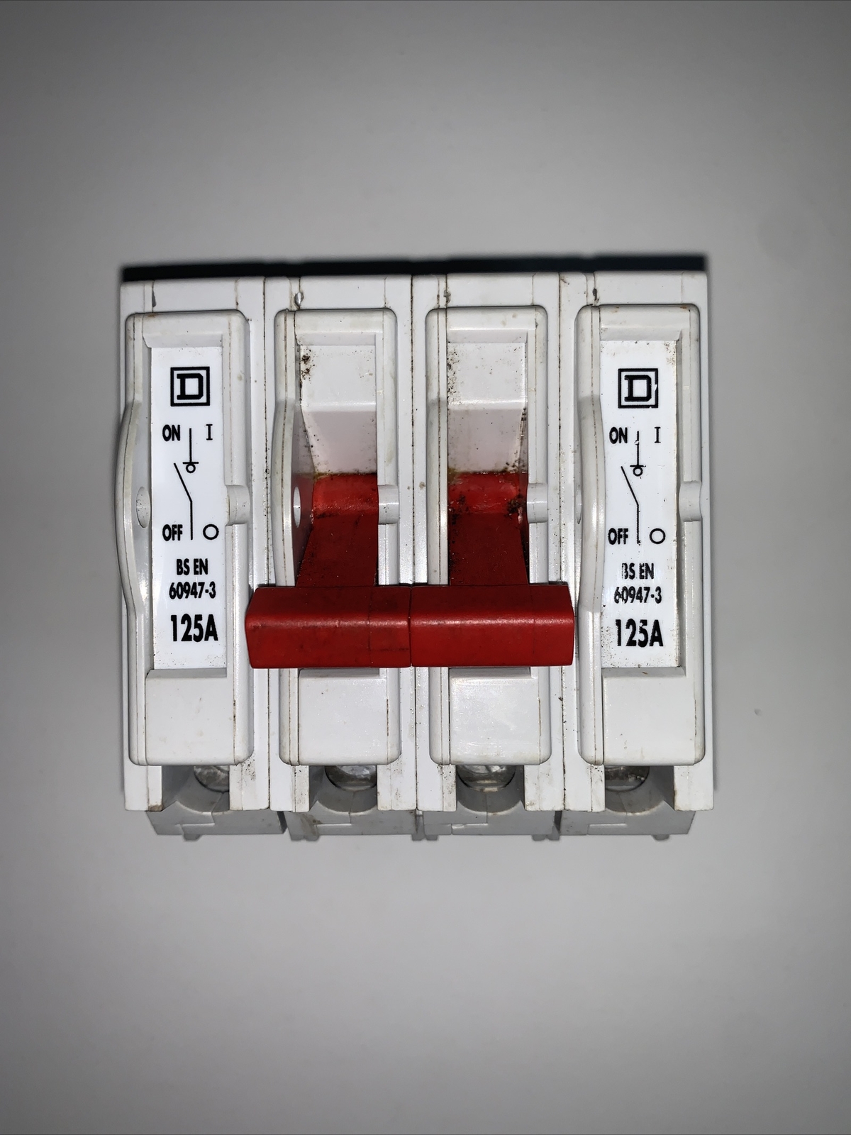 Square D 125 Amp Main Switch Disconnector 125A QOE Four Pole Isolator QO4100M
