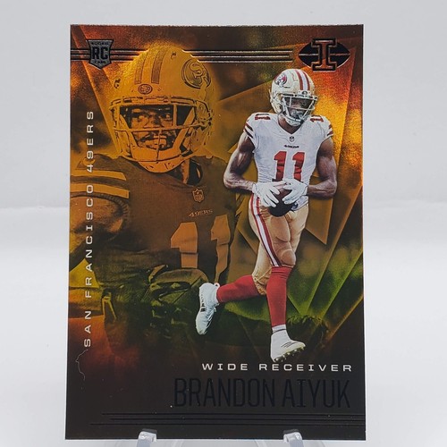 2020 Panini Illusions Orange Rookie RC #27 Brandon Aiyuk San Francisco 49ers
