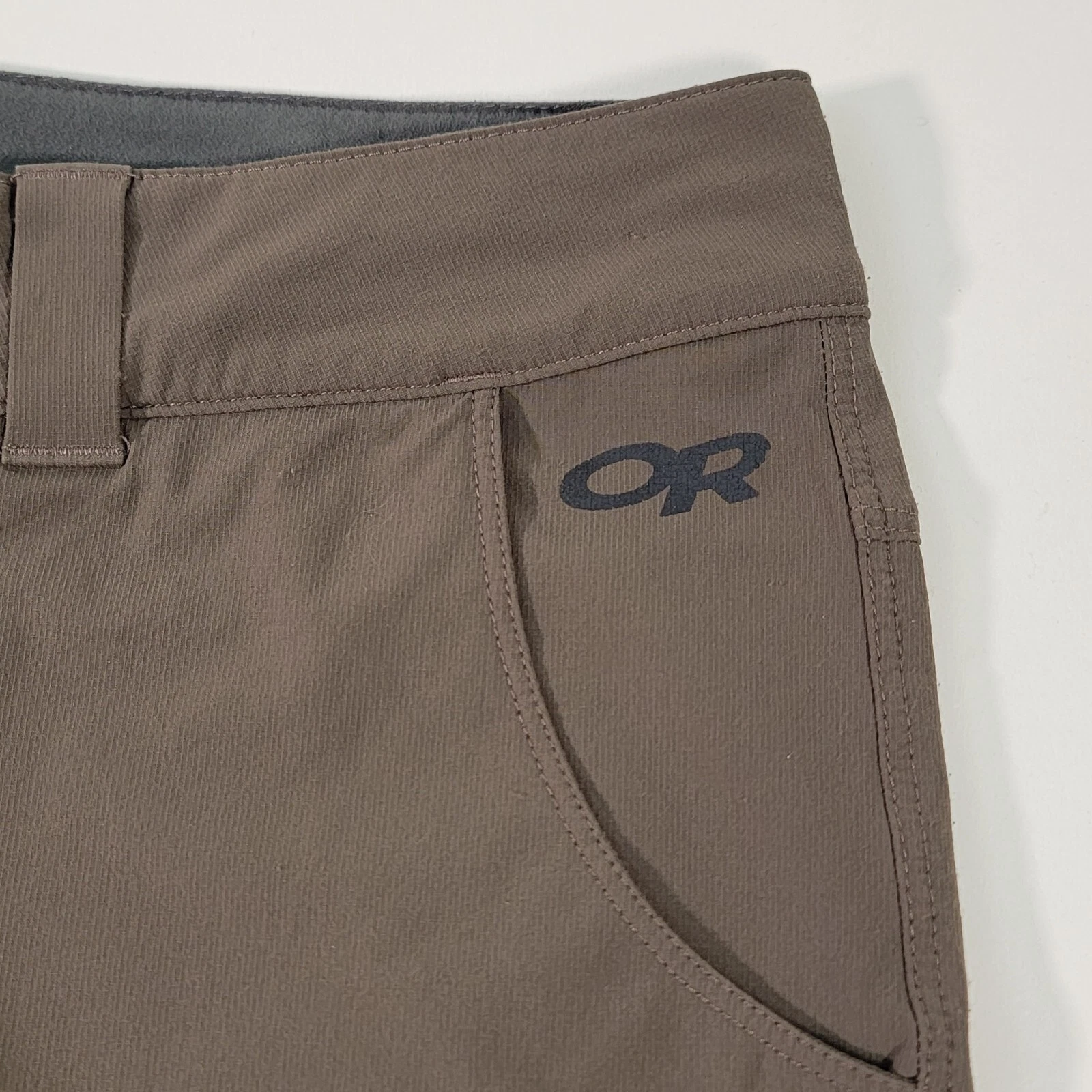 outdoor-research outdoors hiking sports drawstring logo shorts