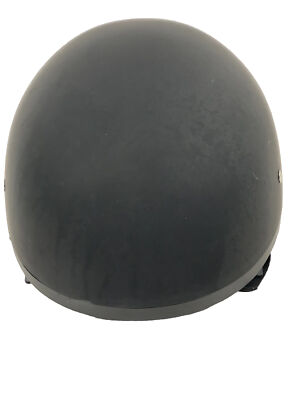Daytona Skull Cap Half Shell Helmet DOT FMVSS # 218 w/Shield  - Matte Black-XL