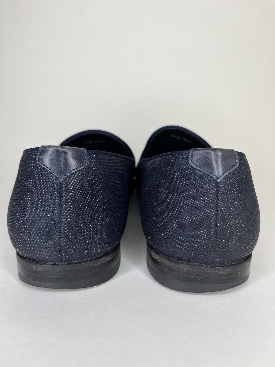 Magnanni \'21203\' Glitter Tassel Loafers Blue Men Sz 9M Casual Dress Shoes Spain Magnanni  main image 2